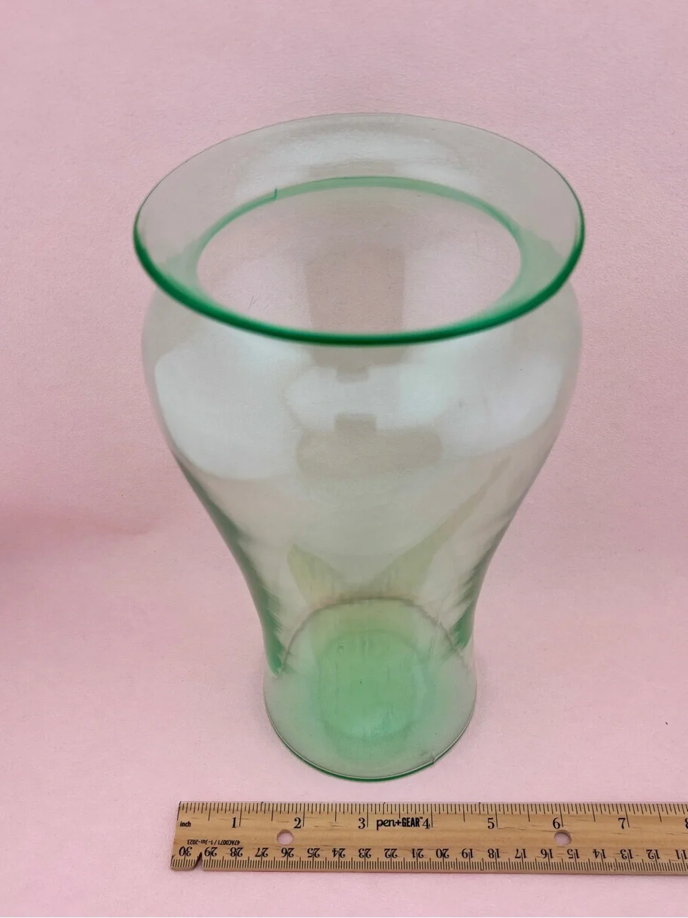 Vintage Uranium Glass Vase